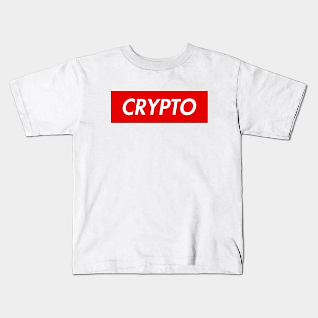 CRYPTO Kids T-Shirt by YiannisTees